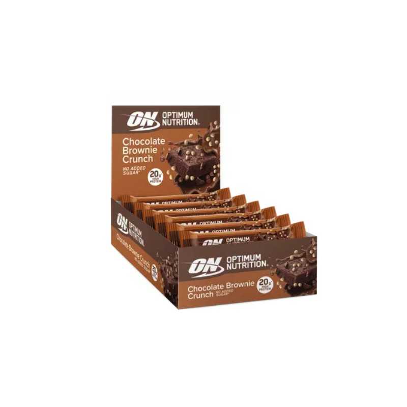 OPTIMUM NUTRITION ON CRUNCH BAR 10 X 65 GR