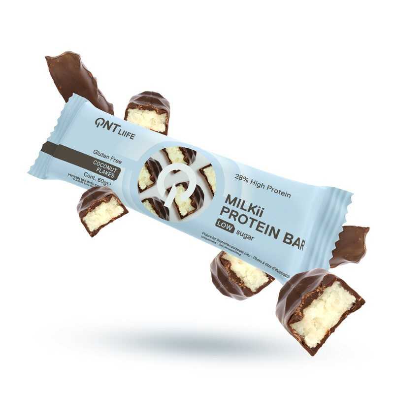 QNT MILKII PROTEIN BAR 1x60GR