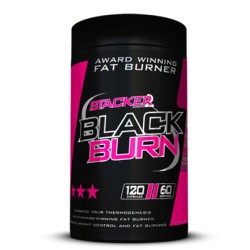 STACKER BLACK BURN 120 CAPS (60 SERV)