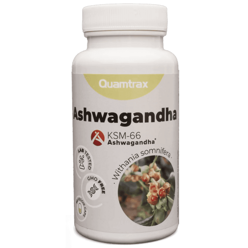 QUAMTRAX ASHWAGANDHA 60 VEGGIE CAPS