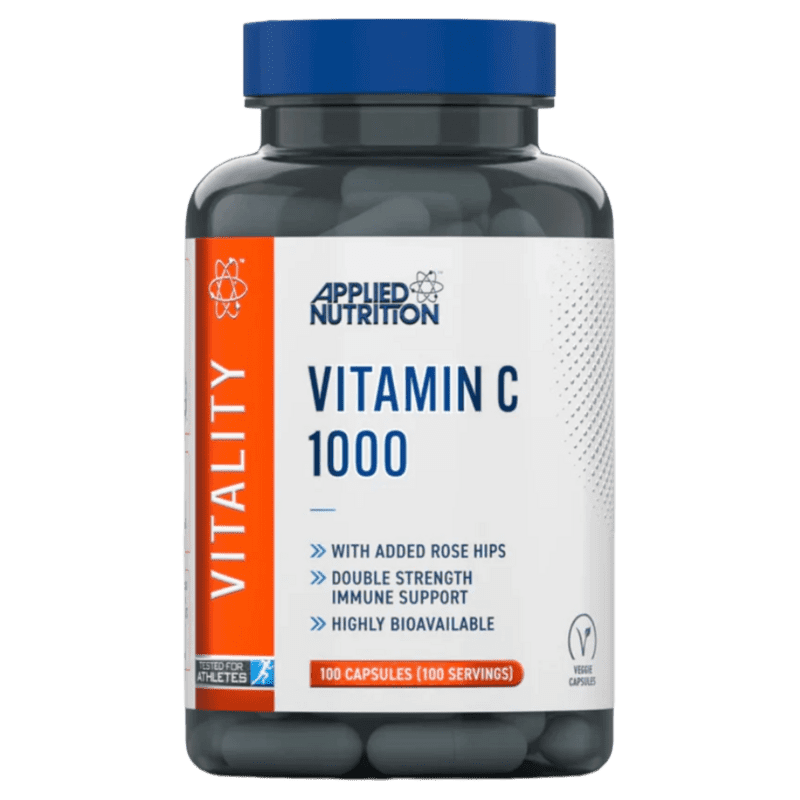 APPLIED NUTRITION VITAMIN C VEGGIE CAPS 1000 MG & ROSE HIPS 100