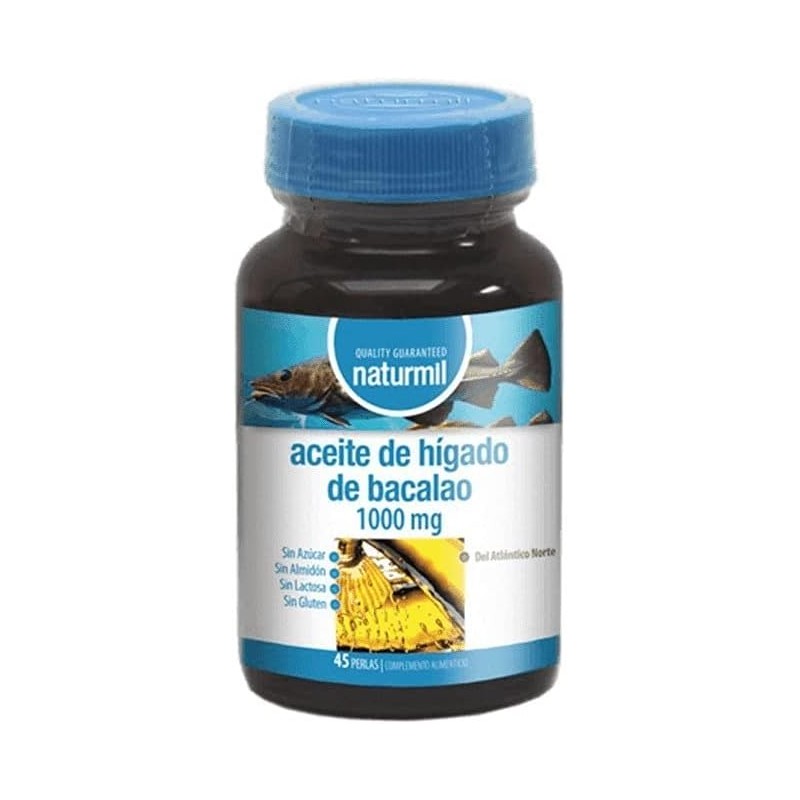 NATURMIL ACEITE DE HÍGADO DE BACALAO 1000MG 90 PERLAS