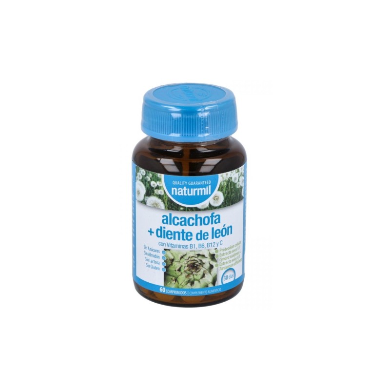 ALCACHOFA 500 MG+ DIENTE-DE-LEÓN 500 MG 60 COMPRIMIDOS