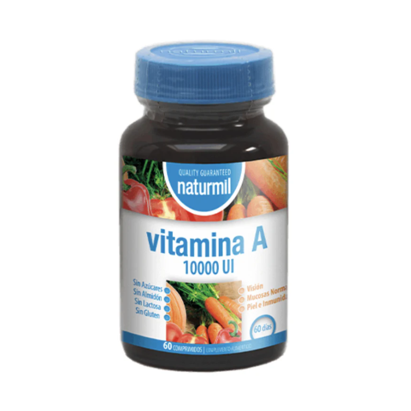 NATURMIL VITAMINA A 10.000UI 60 COMPRIMIDOS
