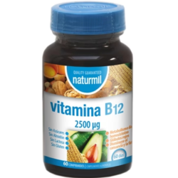 NATURMIL VITAMINA B12 2500 ΜG 60 COMPRIMIDOS