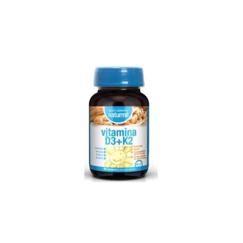 NATURMIL VITAMINA D3+K2 60 COMPRIMIDOS