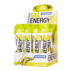 QUAMTRAX ENERGY GEL LIME LIMON 18 UDS