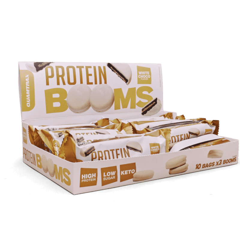 QUAMTRAX PROTEIN BOOMS 54 GR X 10 UDS.