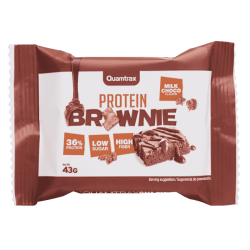 QUAMTRAX PROTEIN BROWNIE 43 GR X 1 UNID