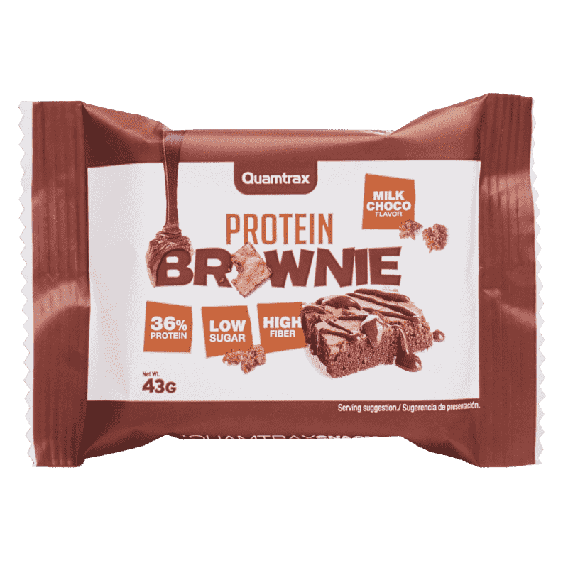 QUAMTRAX PROTEIN BROWNIE 43 GR X 1 UNID