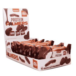 QUAMTRAX PROTEIN PALMIERS MILK CHOCO BOX 10 PACKS