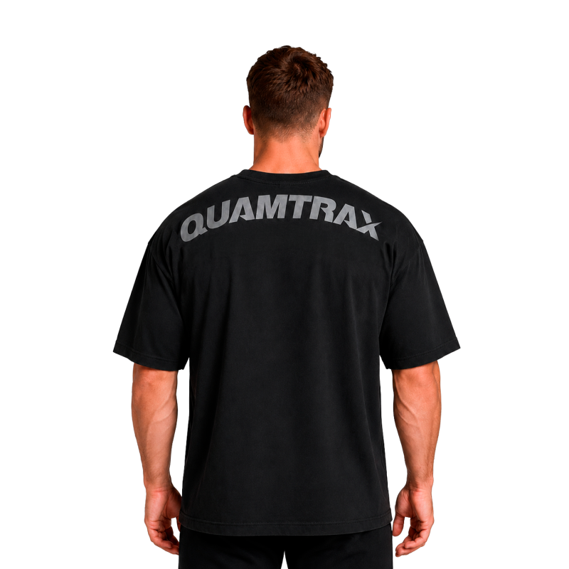 QUAMTRAX T-SHIRT TOTAL BLACK