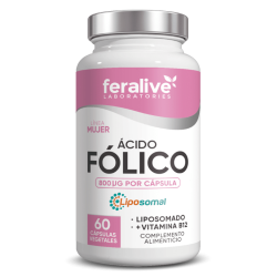 FERALIVE ACIDO FÓLICO+ B12 60 CAPS