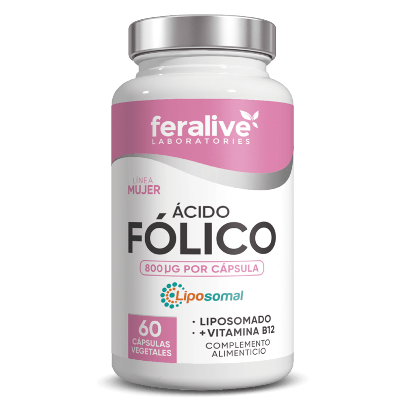 FERALIVE ACIDO FÓLICO+ B12 60 CAPS