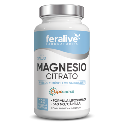 FERALIVE CITRATO MAGNESIO 120 CAPS