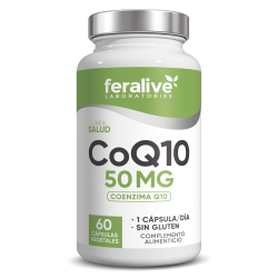 FERALIVE COENZYMA Q10 50 MG 60 CAPS