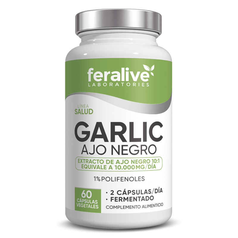 FERALIVE GARLIC AJO NEGRO 60 CAPS