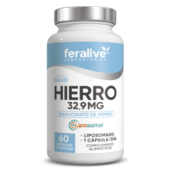 FERALIVE HIERRO 32.9 MG LIPOSOMADOS 60 CAPS