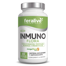 FERALIVE INMUNO FLORA 60 CAPS