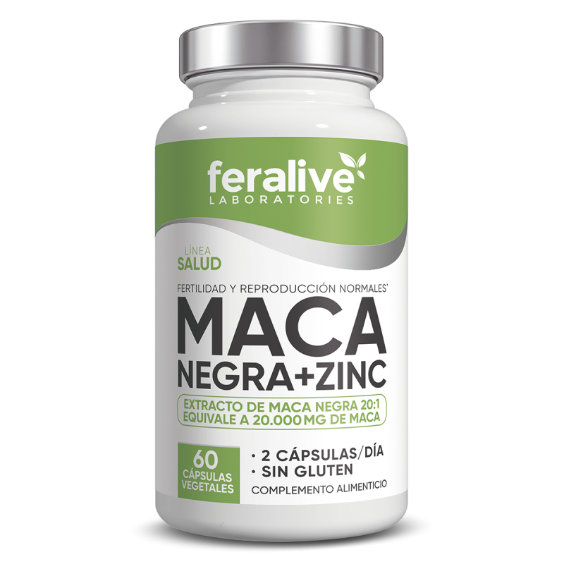 FERALIVE MACA NEGRA + ZINC 60 CAPS