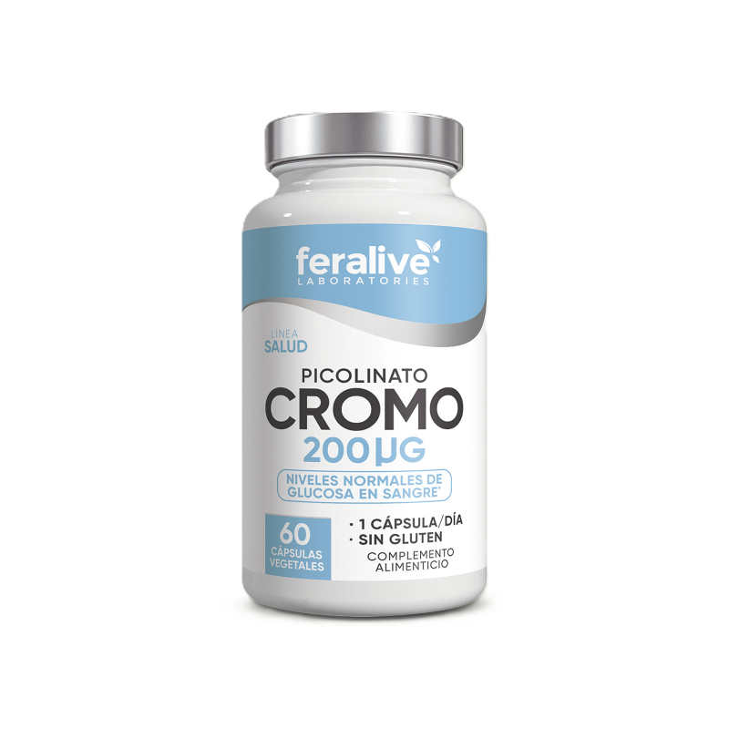 FERALIVE PICOLINATO DE CROMO 200 MICROGRAMOS 60 CAPS