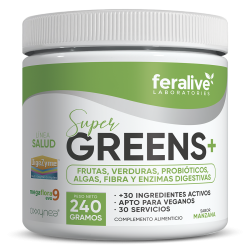 FERALIVE SUPER GREEN + 240 GR MANZANA