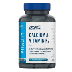 APPLIED NUTRITION CALCIUM & VITAMINA K2 - 60 CAPSULAS
