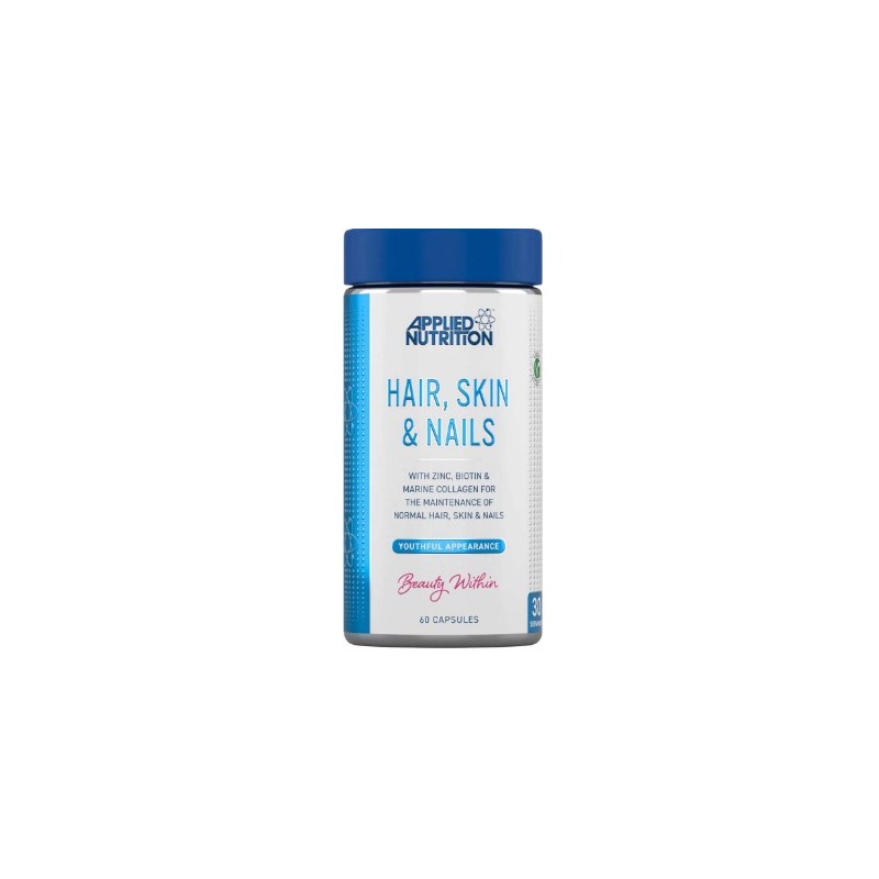 APPLIED NUTRITION HAIR SKIN & NAILS 60 CAPSULES