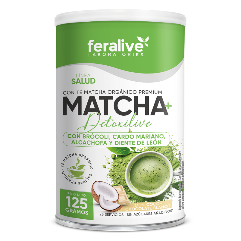 FERALIVE MATCHA + DETOXILIVE 125 GRS