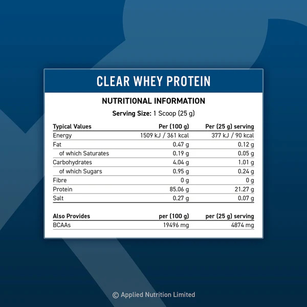 APPLIED NUTRITION CLEAR WHEY 125 GR